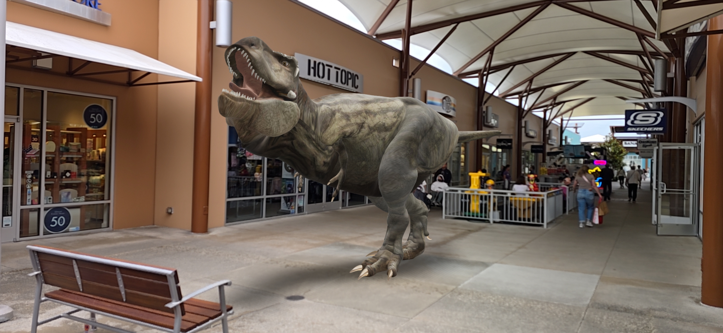 Scotty in a Mall